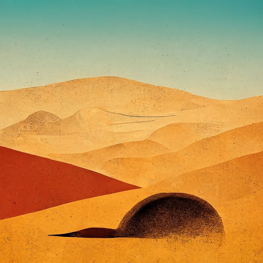 Happy Desert Adventure 2 Poster Print - Screendoor-VARPDX20101118 Image 1