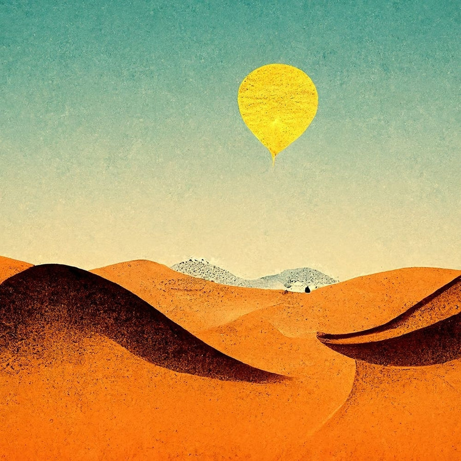 Happy Desert Adventure Poster Print - Screendoor-VARPDX20101120 Image 1