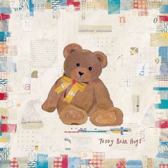 Teddy Bear Hugs Poster Print by Katherine and Elizabeth Pope-VARPDX20102 Image 1