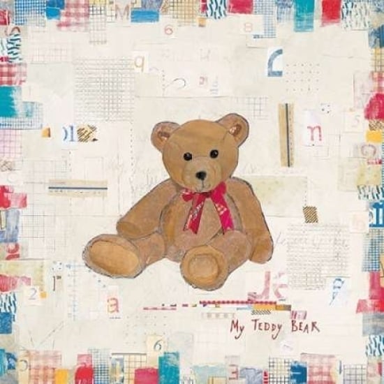 My Teddy Bear Poster Print by Katherine and Elizabeth Pope-VARPDX20103 Image 1