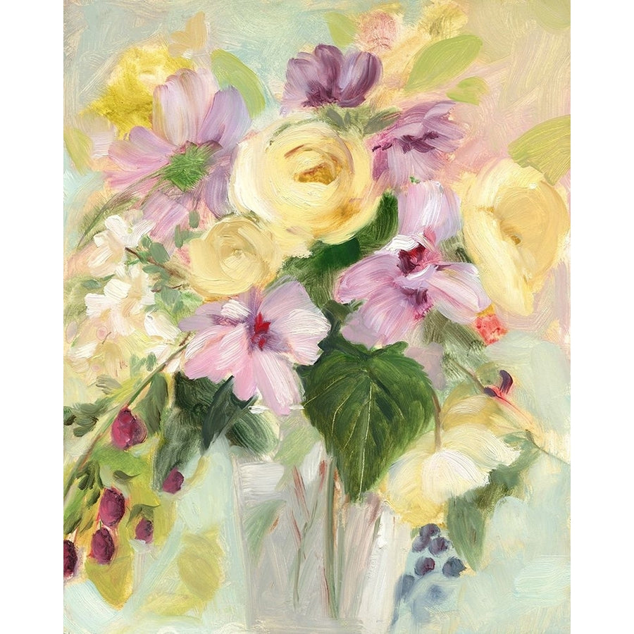 Yellow and Violet Bouquet II Poster Print - Sandra Iafrate-VARPDX201578Z Image 1