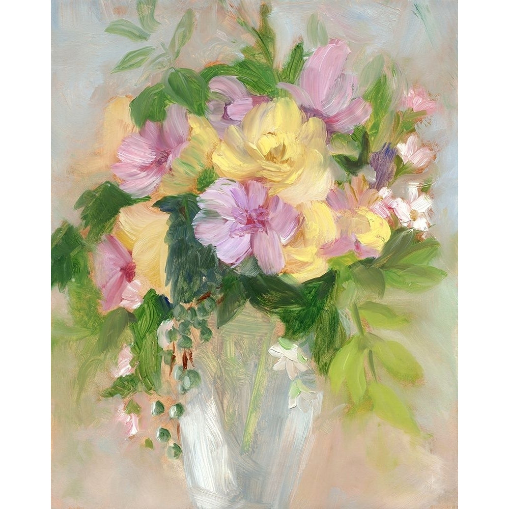 Yellow and Violet Bouquet I Poster Print - Sandra Iafrate-VARPDX201577Z Image 1