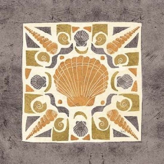 Undersea Gold Tile II Poster Print by Veronique Charron-VARPDX20277 Image 2