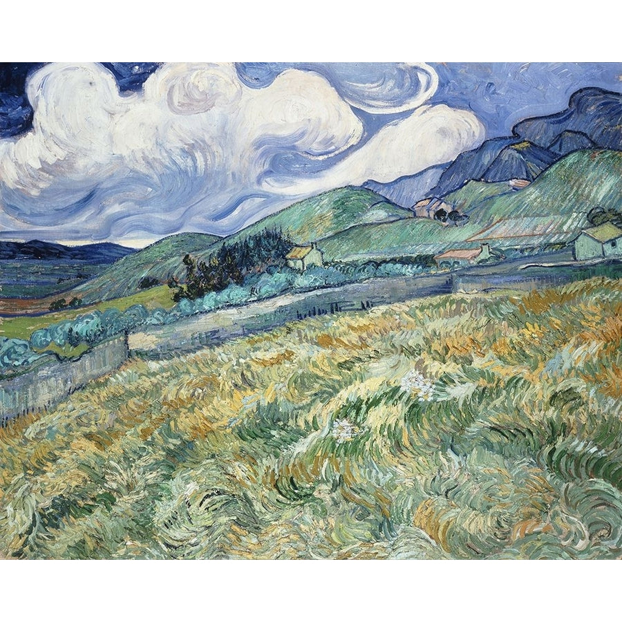 Landscape from Saint-Remy Poster Print - Gogh Vincent Van-VARPDX202999Z Image 1