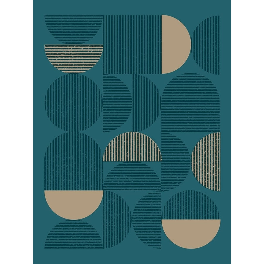 Teal Sand Geo II Poster Print - Studio Vision-VARPDX203213Z Image 1