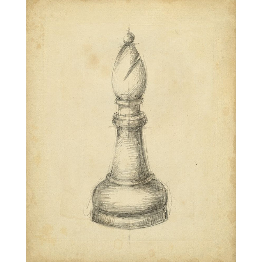 Antique Chess II Poster Print - Ethan Harper-VARPDX20319Z Image 1