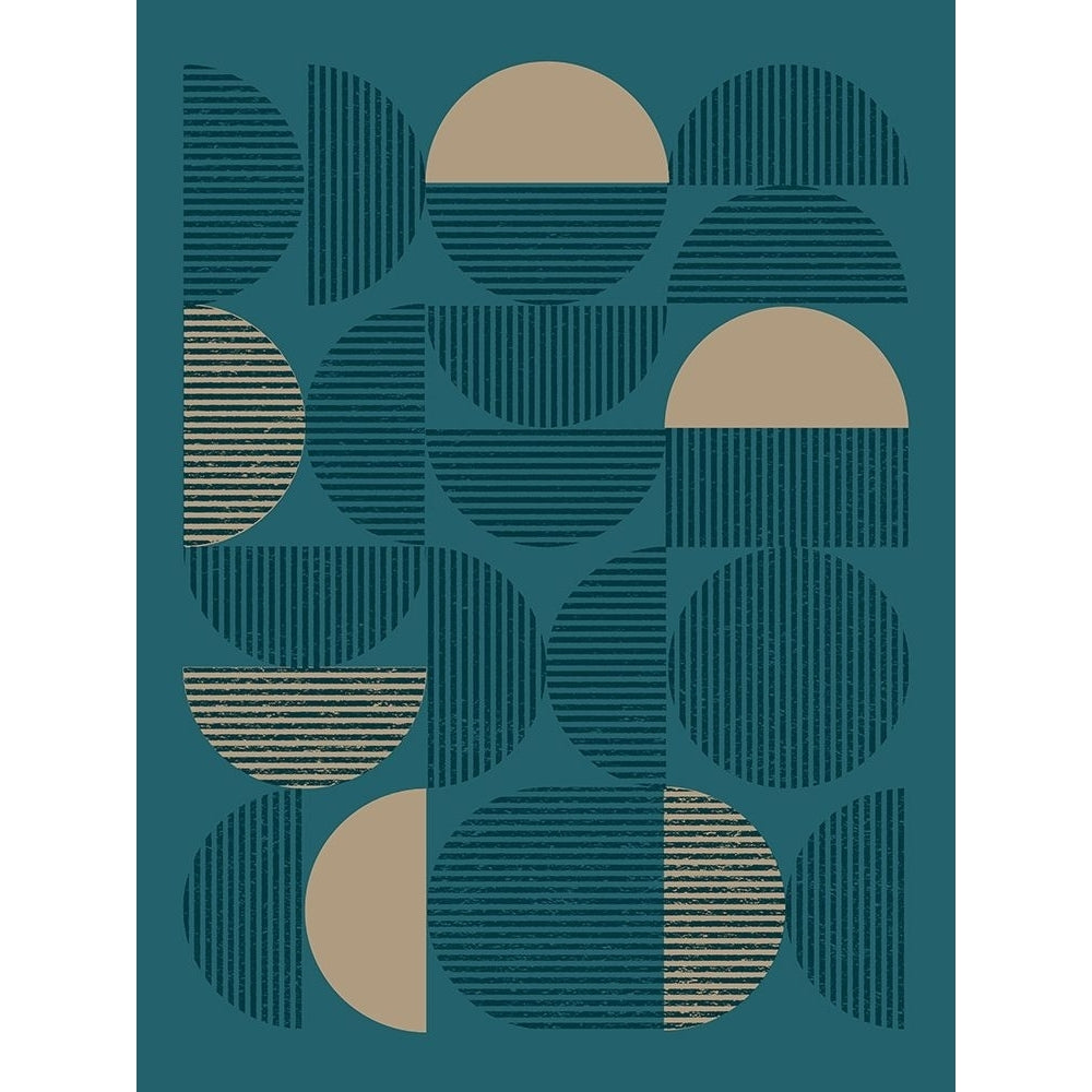 Teal Sand Geo I Poster Print - Studio Vision-VARPDX203212Z Image 1