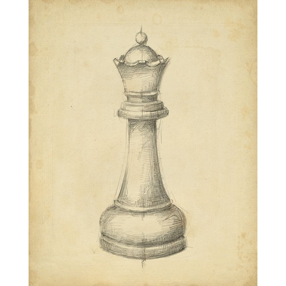 Antique Chess III Poster Print - Ethan Harper-VARPDX20320Z Image 1