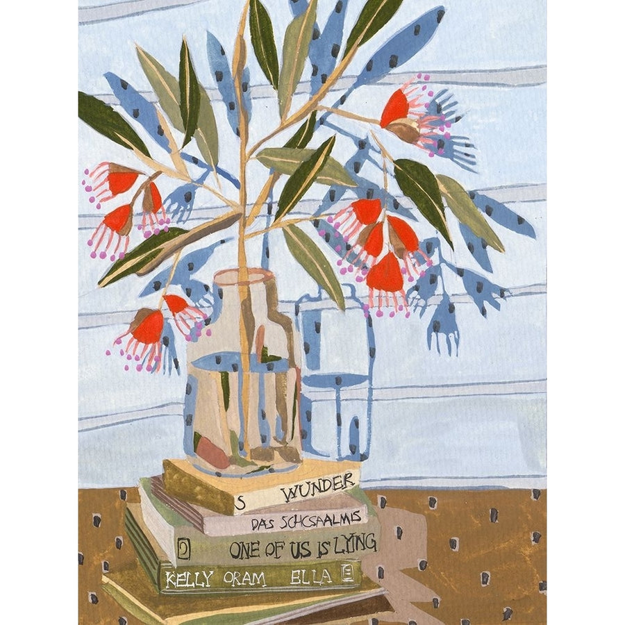 Vase and Books I Poster Print - Melissa Wang-VARPDX203269FN Image 1