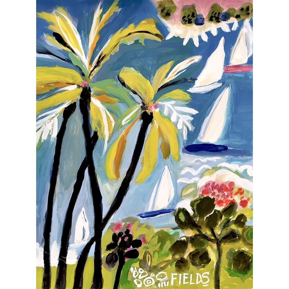 Palm Landscape II Poster Print - Karen Fields-VARPDX203686Z Image 1