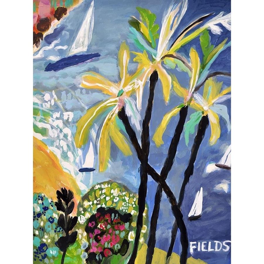 Palm Landscape I Poster Print - Karen Fields-VARPDX203685Z Image 1