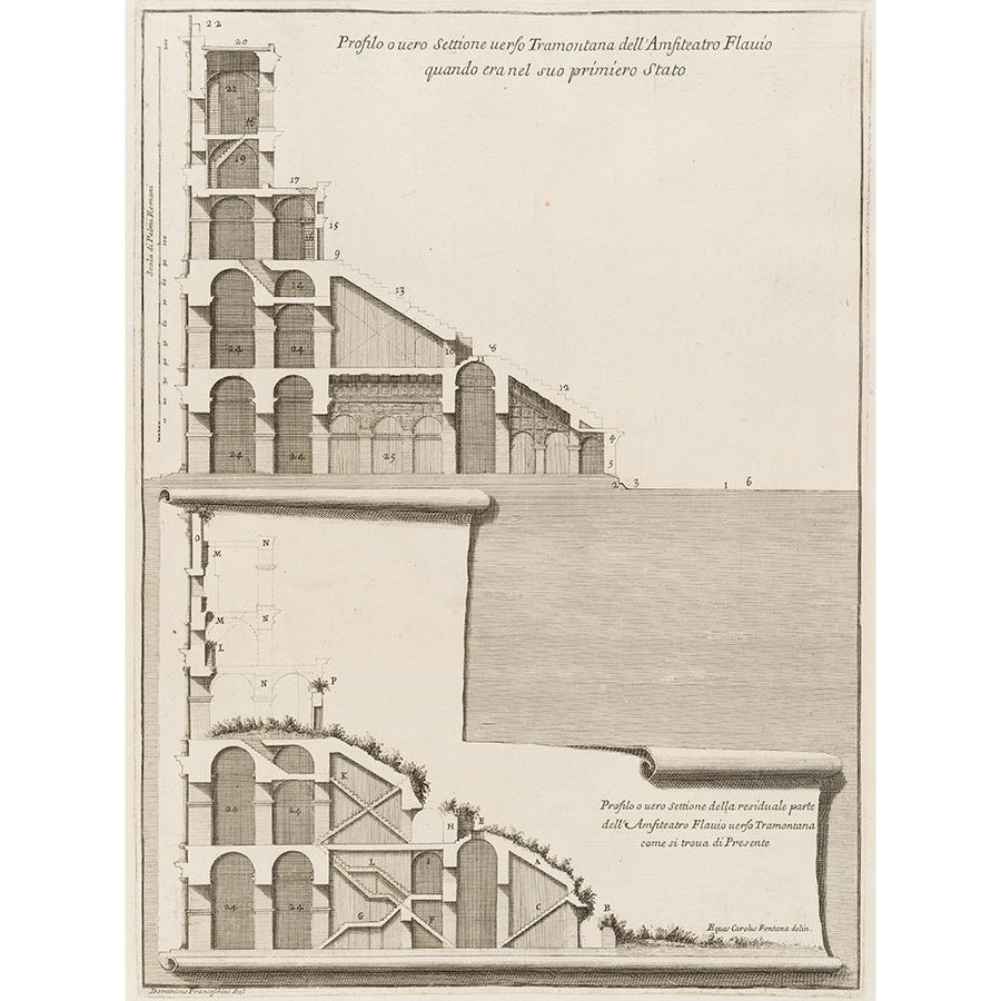 Antiquities of Pola Ancient Blueprints VI Poster Print - Unknown-VARPDX204362Z Image 1