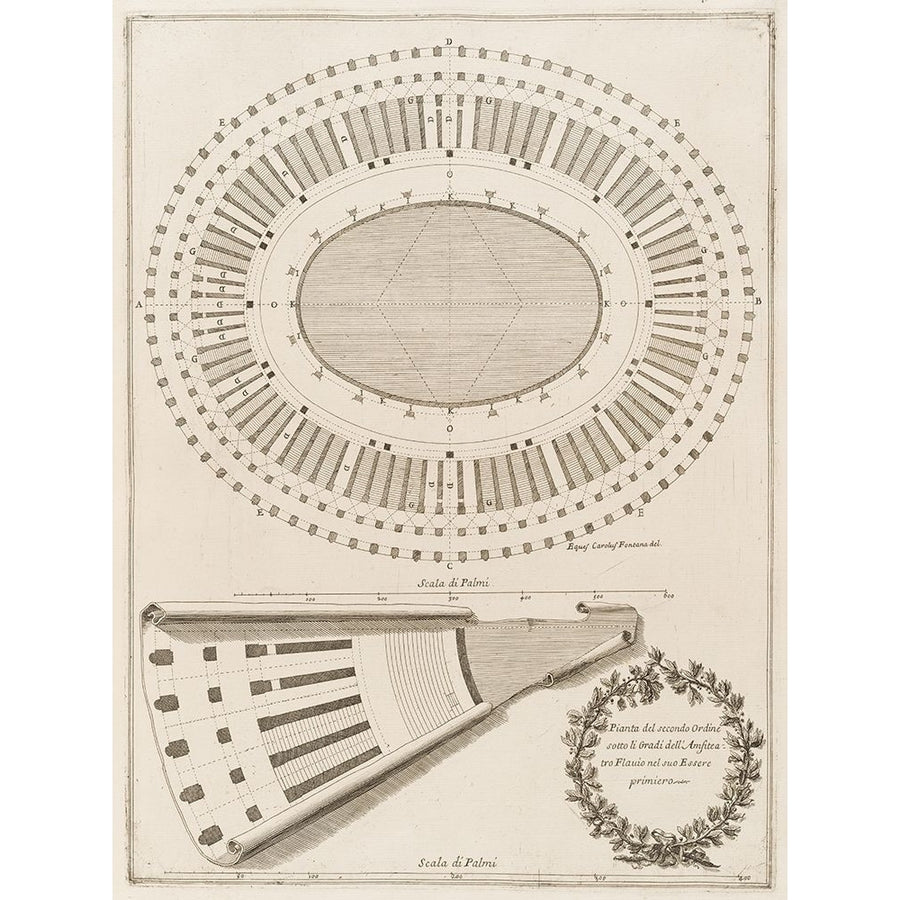 Antiquities of Pola Ancient Blueprints VII Poster Print - Unknown-VARPDX204363Z Image 1