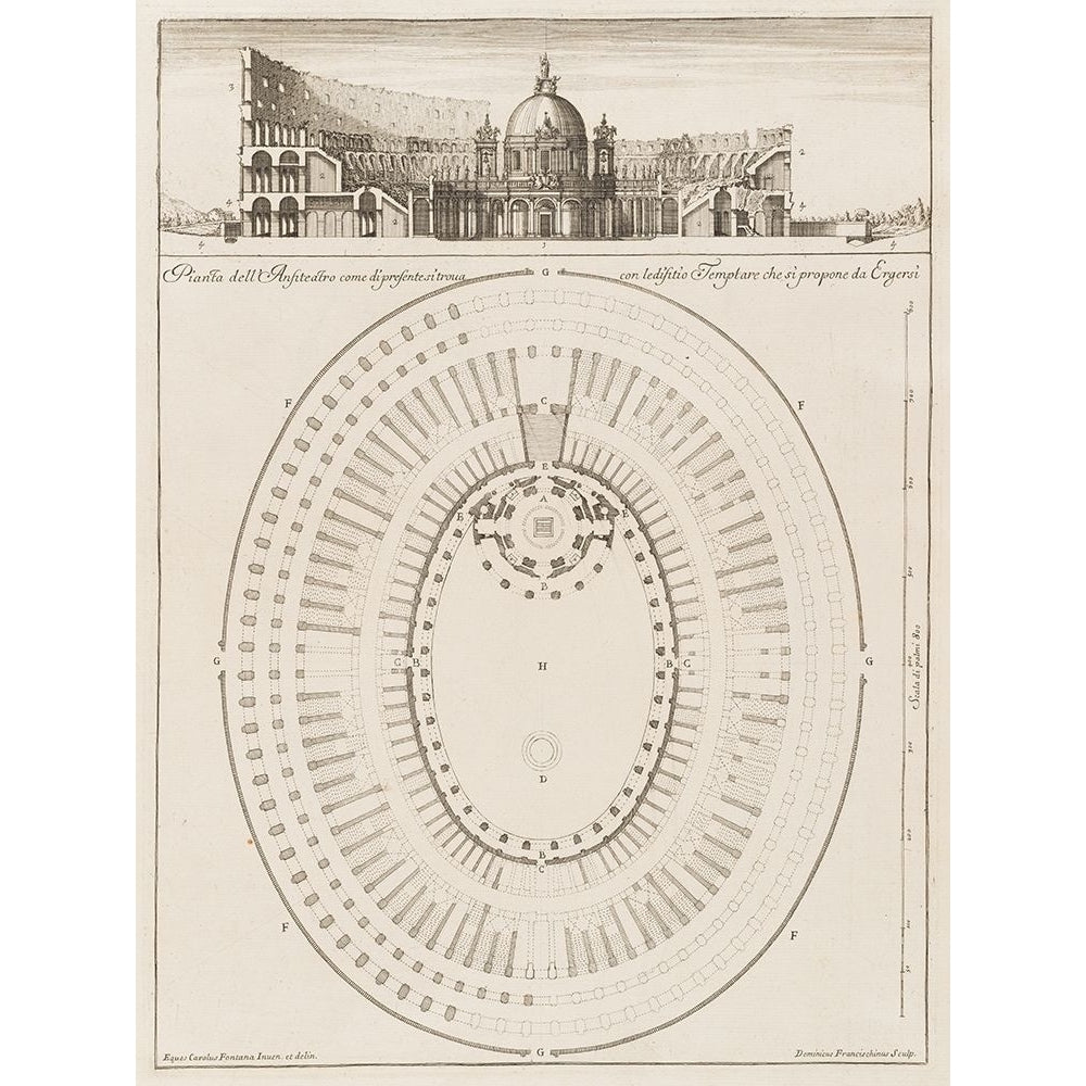 Antiquities of Pola Ancient Blueprints XI Poster Print - Unknown-VARPDX204367Z Image 1