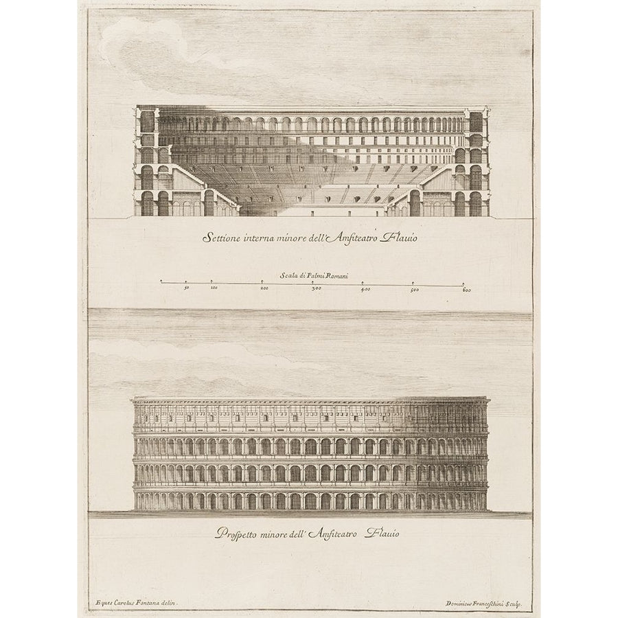 Antiquities of Pola Ancient Blueprints IX Poster Print - Unknown-VARPDX204365Z Image 1