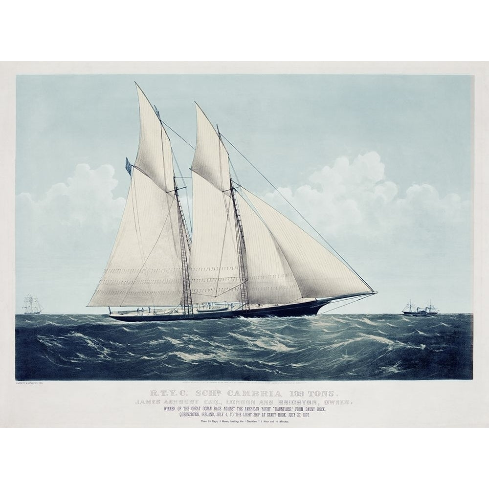 Antique Yachts I Poster Print - Studio Vision-VARPDX204896Z Image 1