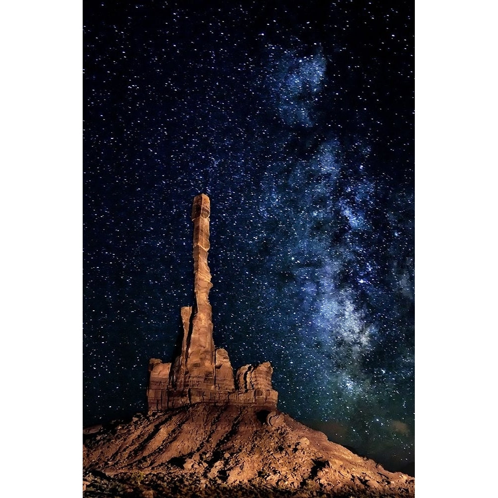 A Totem Pole Night Sky Poster Print - David Drost-VARPDX205036Z Image 1