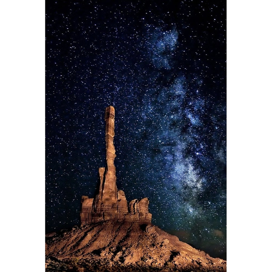 A Totem Pole Night Sky Poster Print - David Drost-VARPDX205036Z Image 1