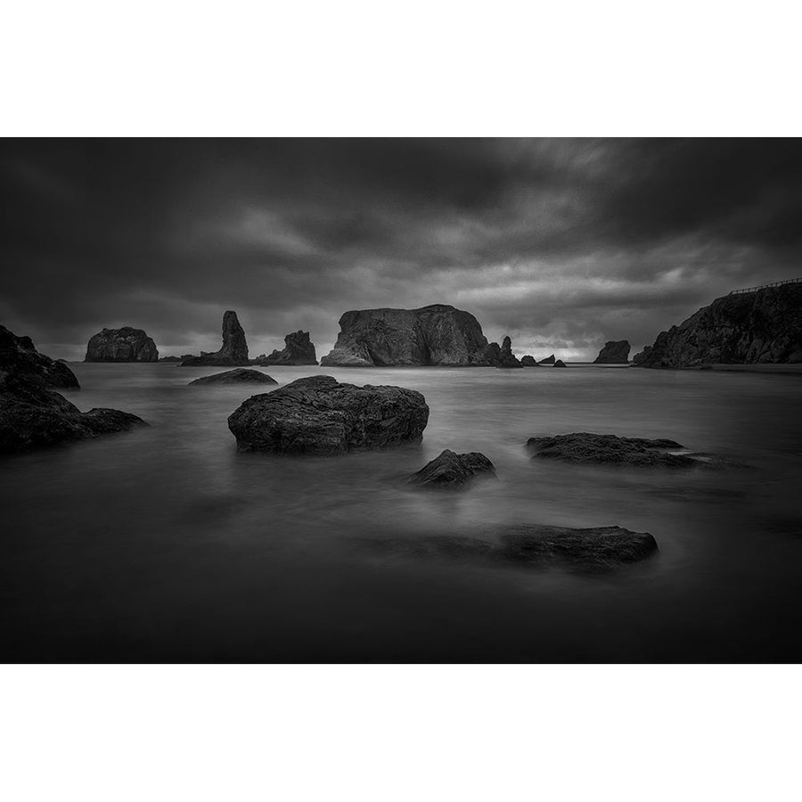 Gloomy Morning at Bandon Beach Poster Print - Lydia Jacobs-VARPDX2052065 Image 1