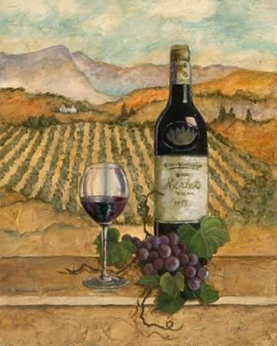 Merlot Poster Print by Charlene Olson-VARPDX20542 Image 1