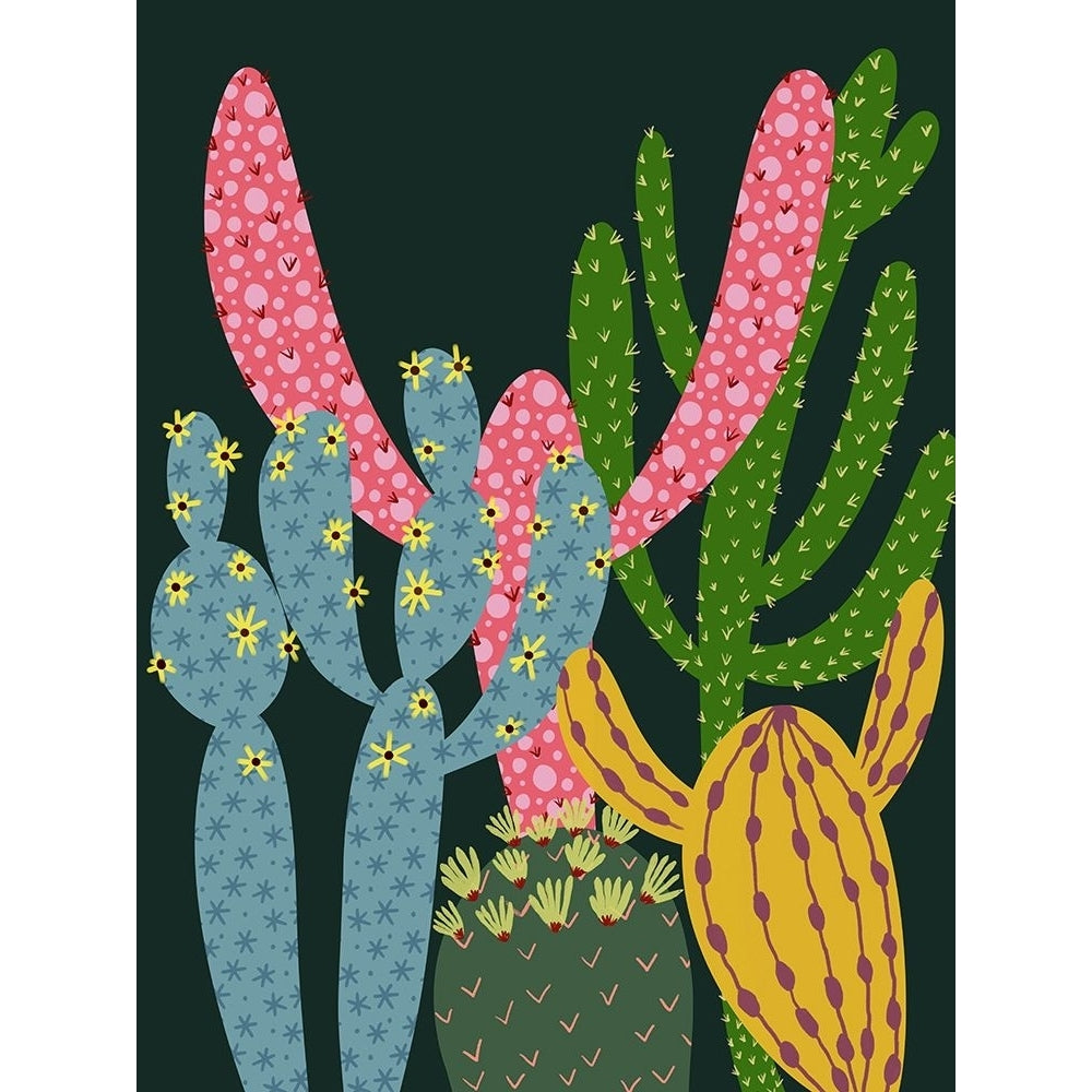 Colorful Cactus II Poster Print - Regina Moore-VARPDX205425Z Image 1