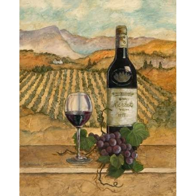 Merlot Poster Print by Charlene Olson-VARPDX20542 Image 2