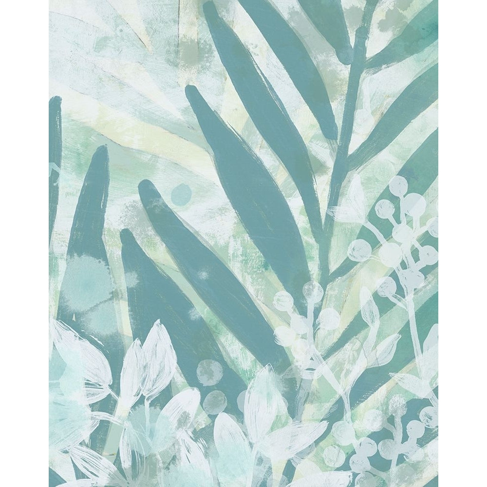 Aqua Palms I Poster Print - June Erica Vess-VARPDX206307FN Image 1