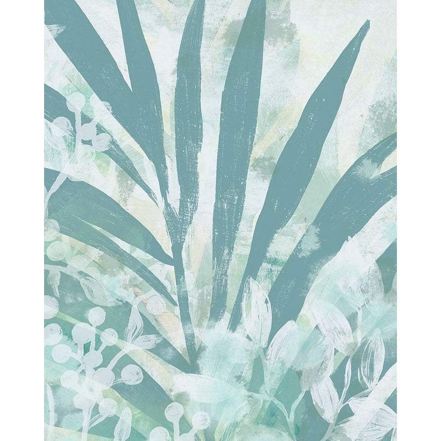 Aqua Palms II Poster Print - June Erica Vess-VARPDX206308FN Image 1