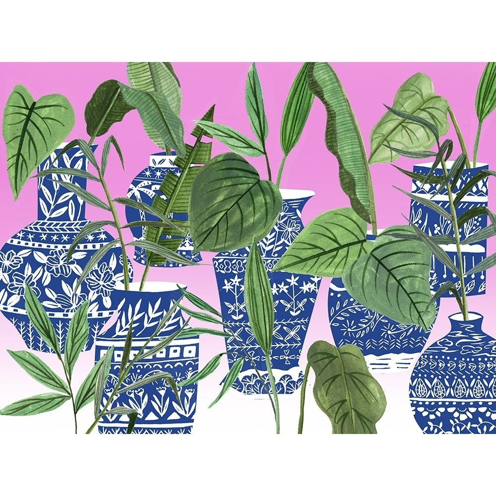 Indigo Palms II Poster Print - Melissa Wang-VARPDX207396FN Image 1