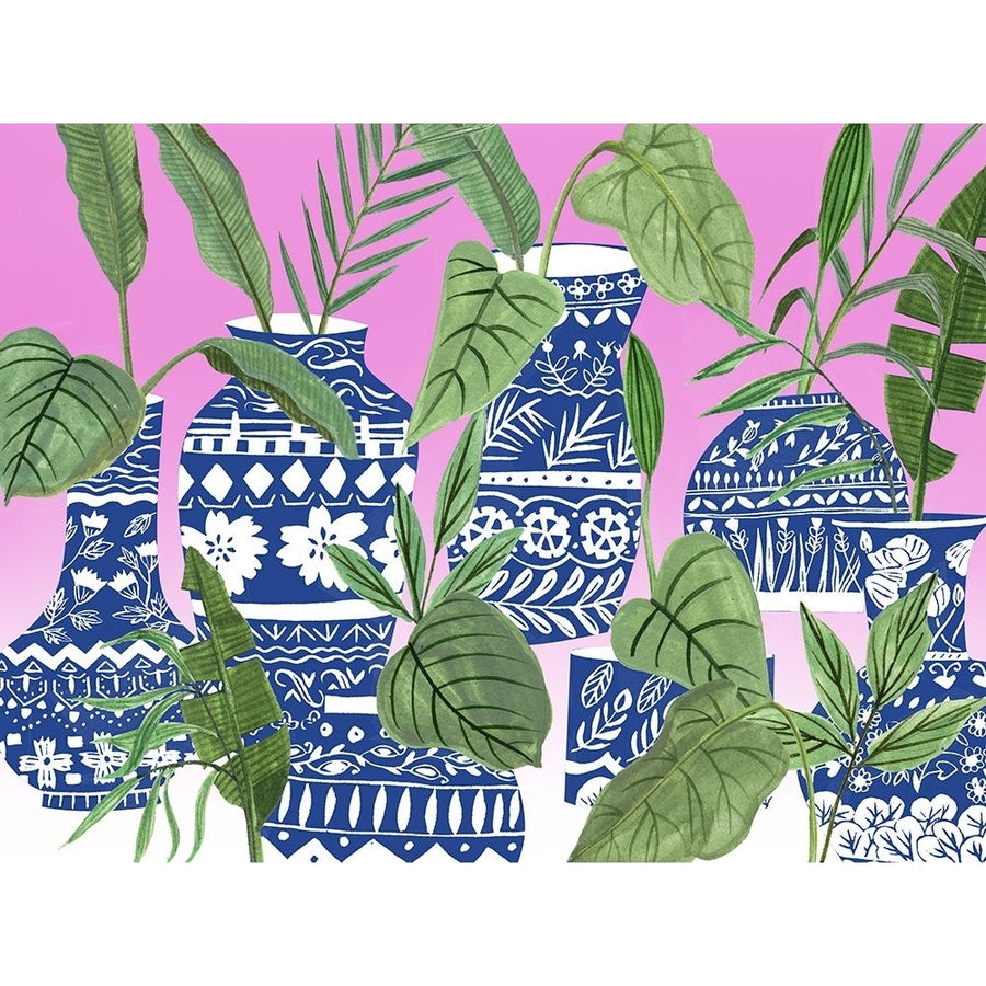 Indigo Palms I Poster Print - Melissa Wang-VARPDX207395FN Image 1