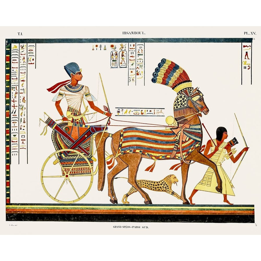 Egyptian Chariots II Poster Print - Jean Francois Champollion-VARPDX207628Z Image 1