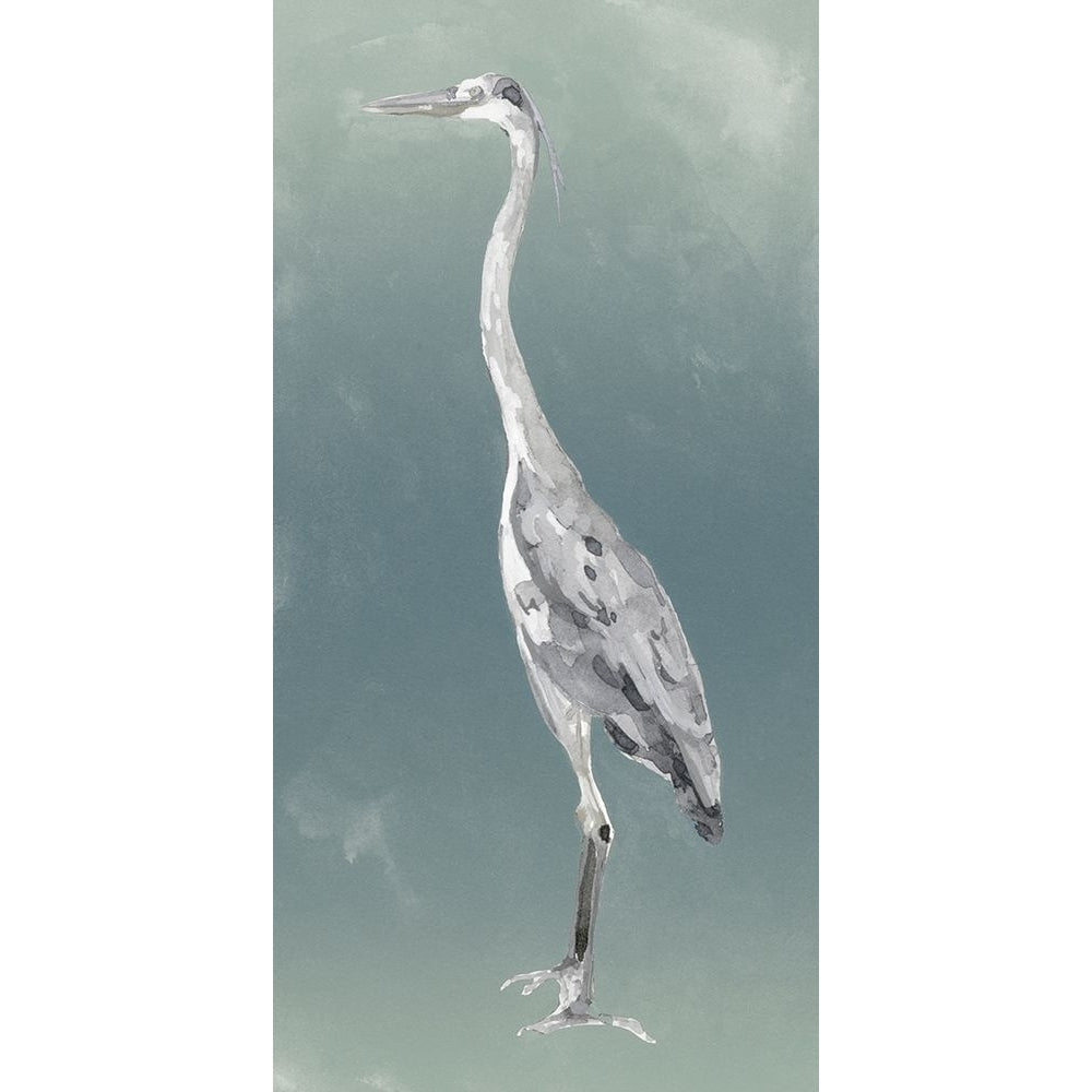 Egret on Azure I Poster Print - Emma Caroline-VARPDX207619Z Image 1