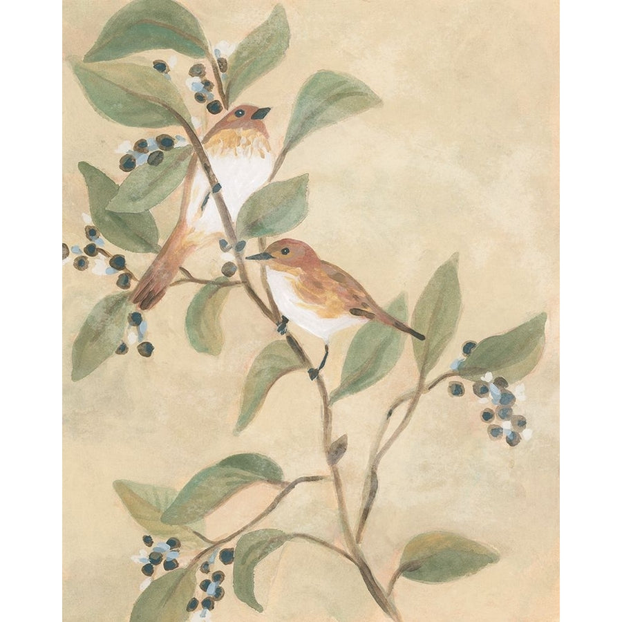 Songbird on Branch Fresco II Poster Print - June Erica Vess-VARPDX208098FN Image 1