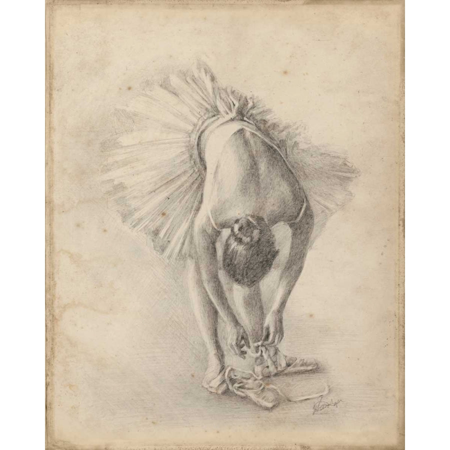 Antique Ballerina Study I Poster Print - Ethan Harper-VARPDX20828Z Image 1