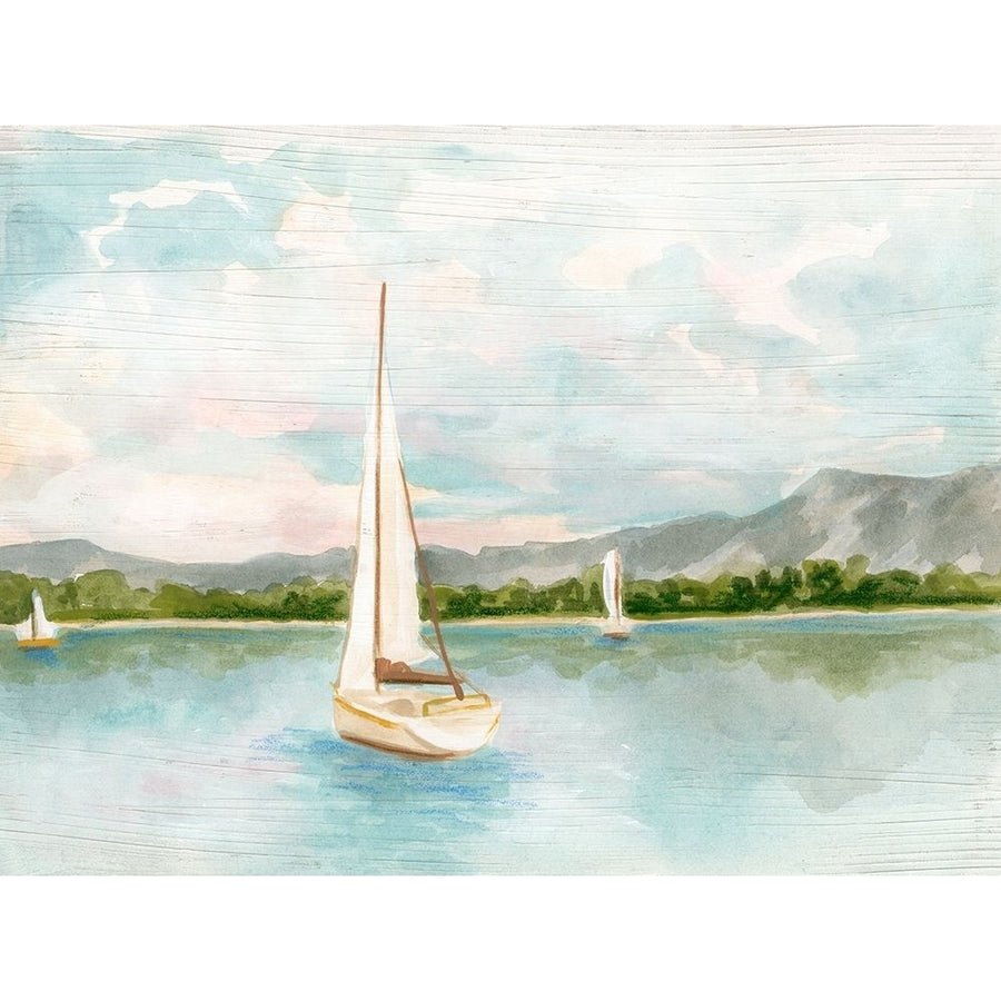 Serene Sailing I Poster Print - June Erica Vess-VARPDX208541FN Image 1