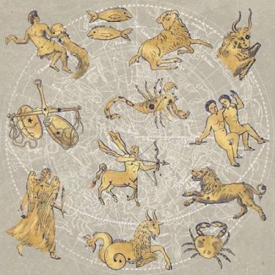 Gilded Zodiac Poster Print by Sue Schlabach-VARPDX20943 Image 1