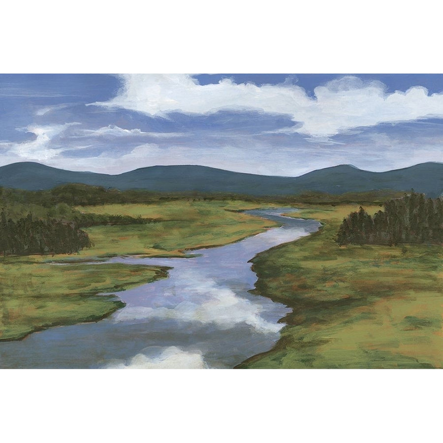 Blue Mountain Reflections I Poster Print - Michael Willett-VARPDX209490FN Image 1