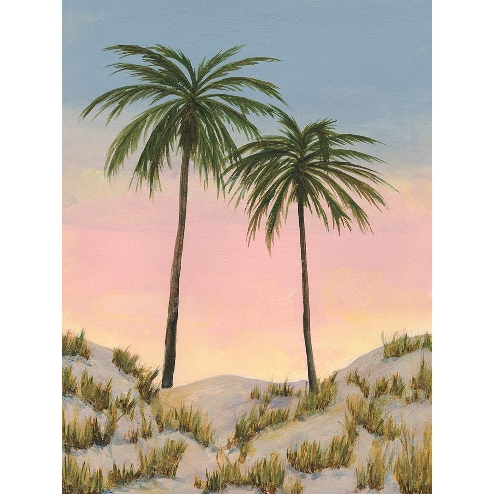 Sunrise Palms I Poster Print - Michael Willett-VARPDX209484FN Image 1