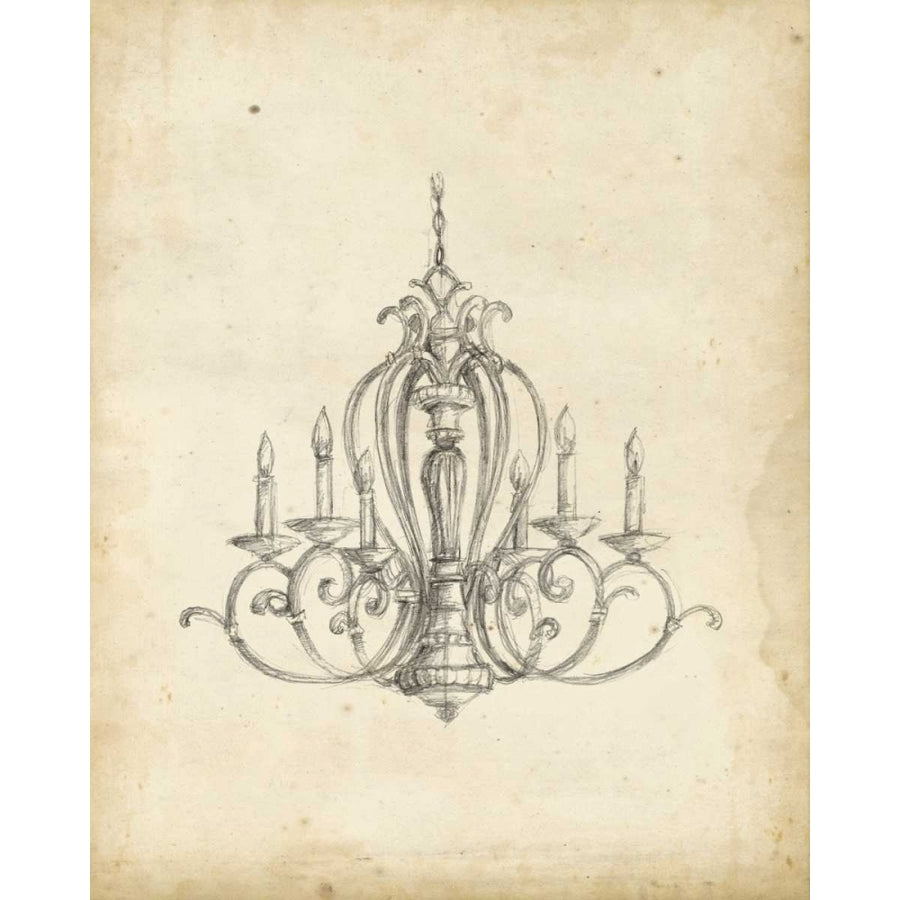 Classical Chandelier I Poster Print - Ethan Harper-VARPDX20948Z Image 1