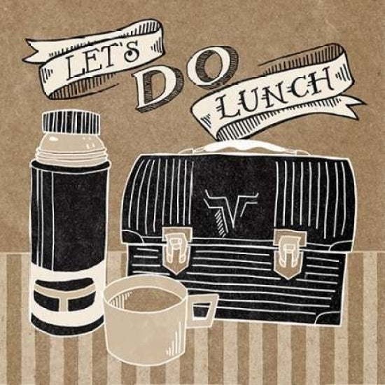 Lets Do Lunch Taupe Poster Print by Mary Urban-VARPDX20960 Image 2