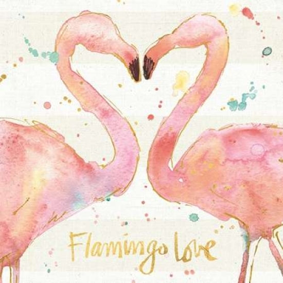 Flamingo Fever II Poster Print by Anne Tavoletti-VARPDX21107 Image 1