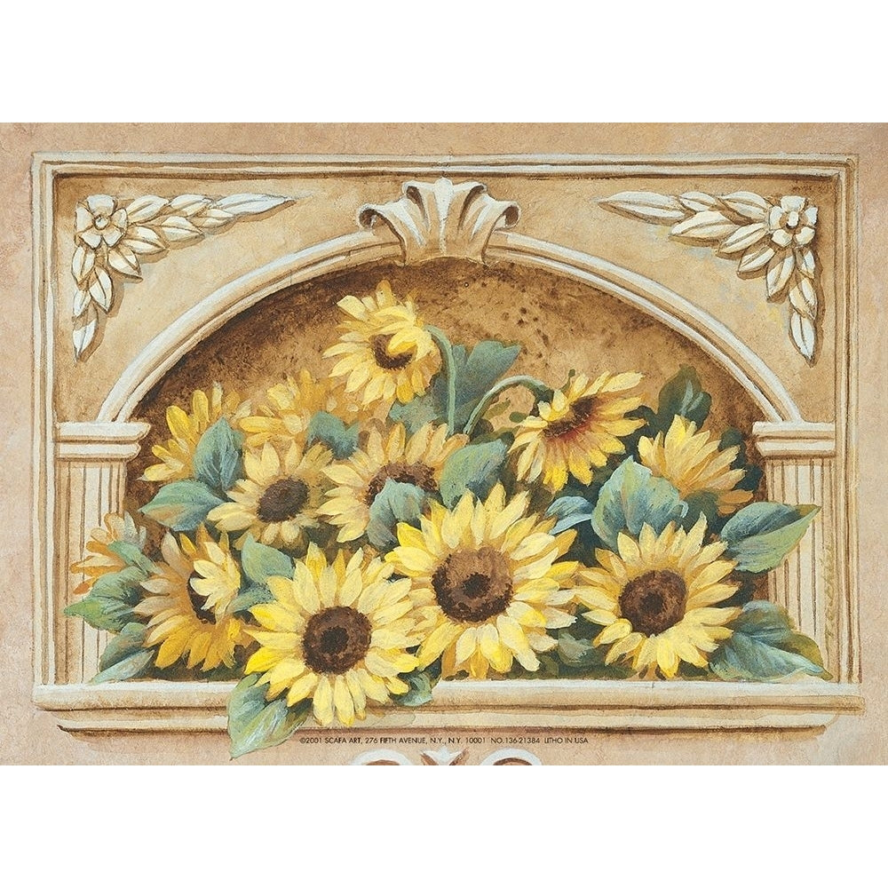 Sunflower Fresco Poster Print by Unknown Unknown-VARPDX21384 Image 1