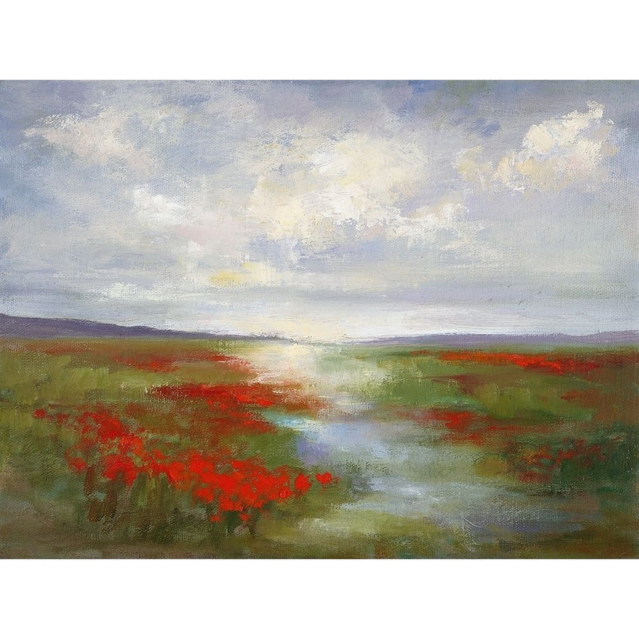 Red Poppy Field Poster Print - Sheila Finch-VARPDX21422FN Image 1