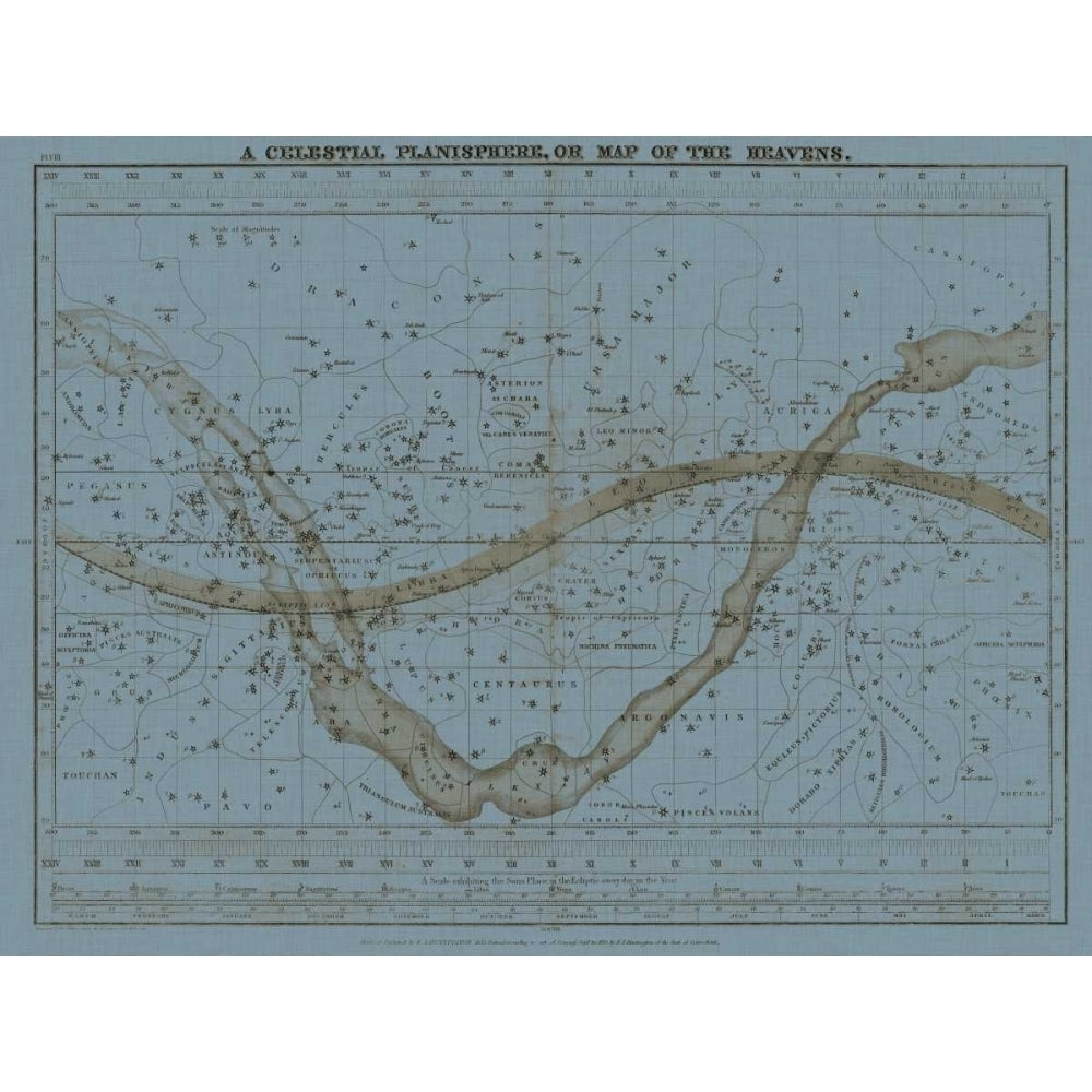 Celestial Planisphere Poster Print - W.G. Evans-VARPDX21534Z Image 1