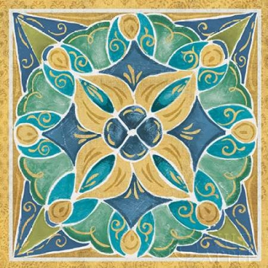 Free Bird Mexican Tiles II Poster Print by Daphne Brissonnet-VARPDX21871 Image 2