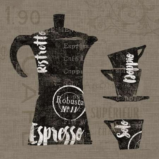 Linen Coffee I Poster Print by Sue Schlabach-VARPDX21874 Image 1