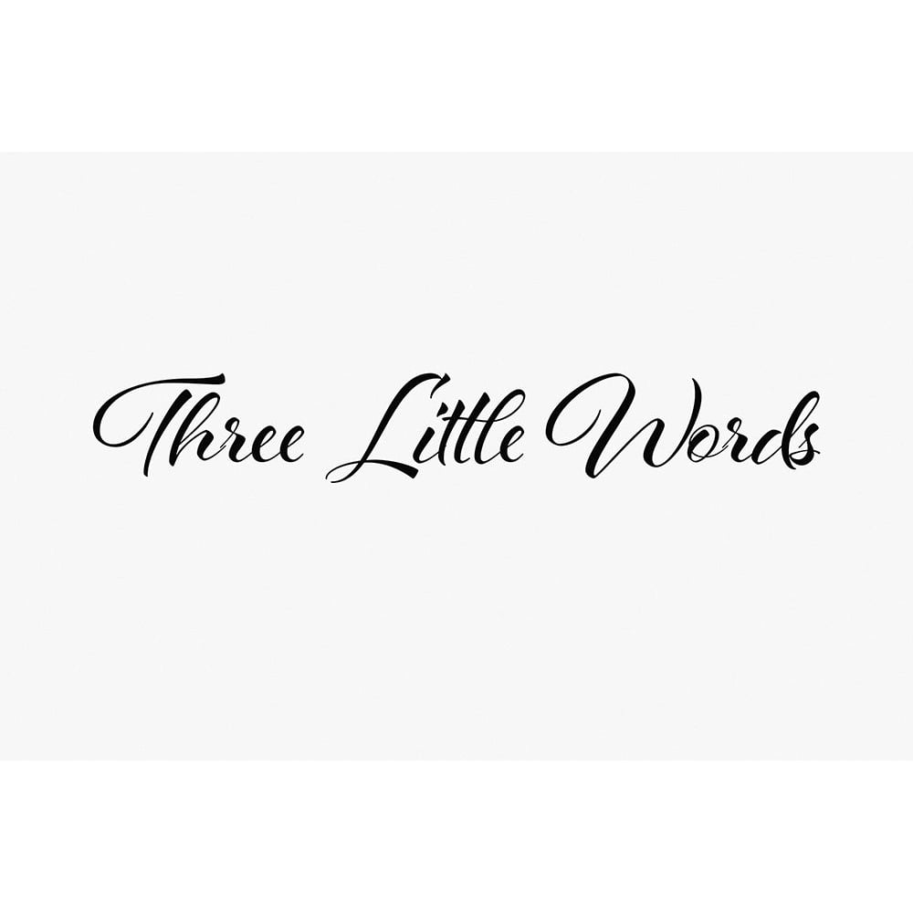 Three little words Poster Print - 1x Studio II-VARPDX2193305 Image 1