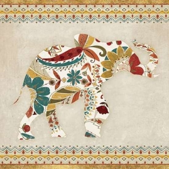 Boho Elephant I Poster Print by Wild Apple Portfolio-VARPDX21965 Image 2