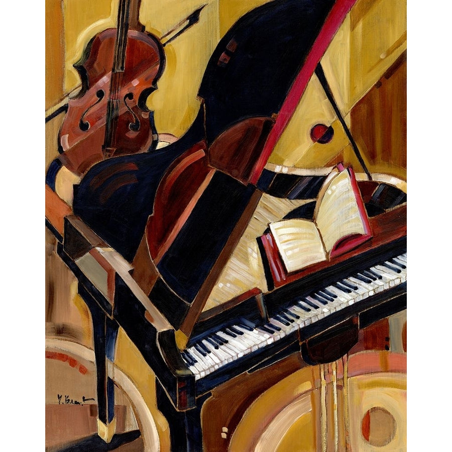 Abstract Piano II Poster Print - Paul Brent-VARPDX22027 Image 1