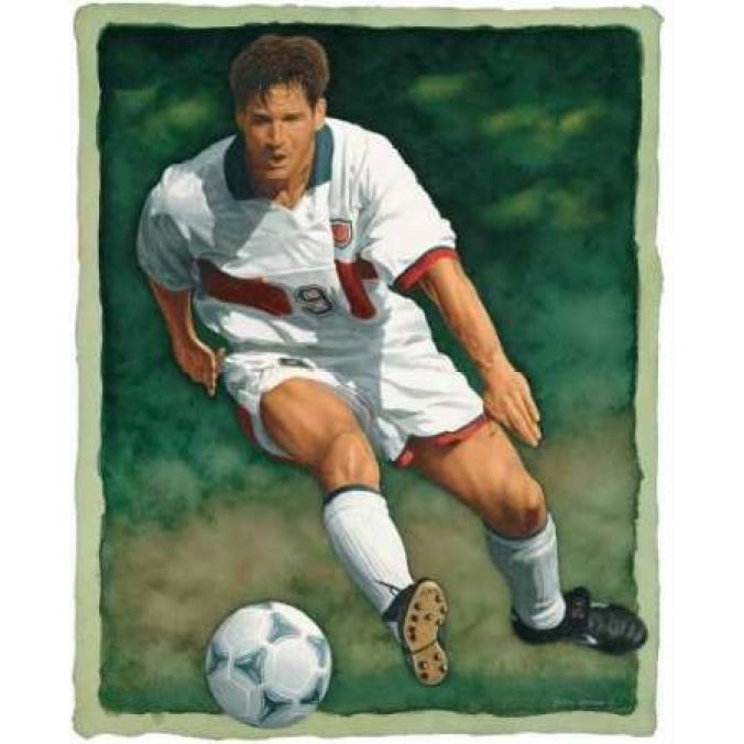 The Art of Football - The Shot Poster Print by Glen Green-VARPDX2205 Image 2